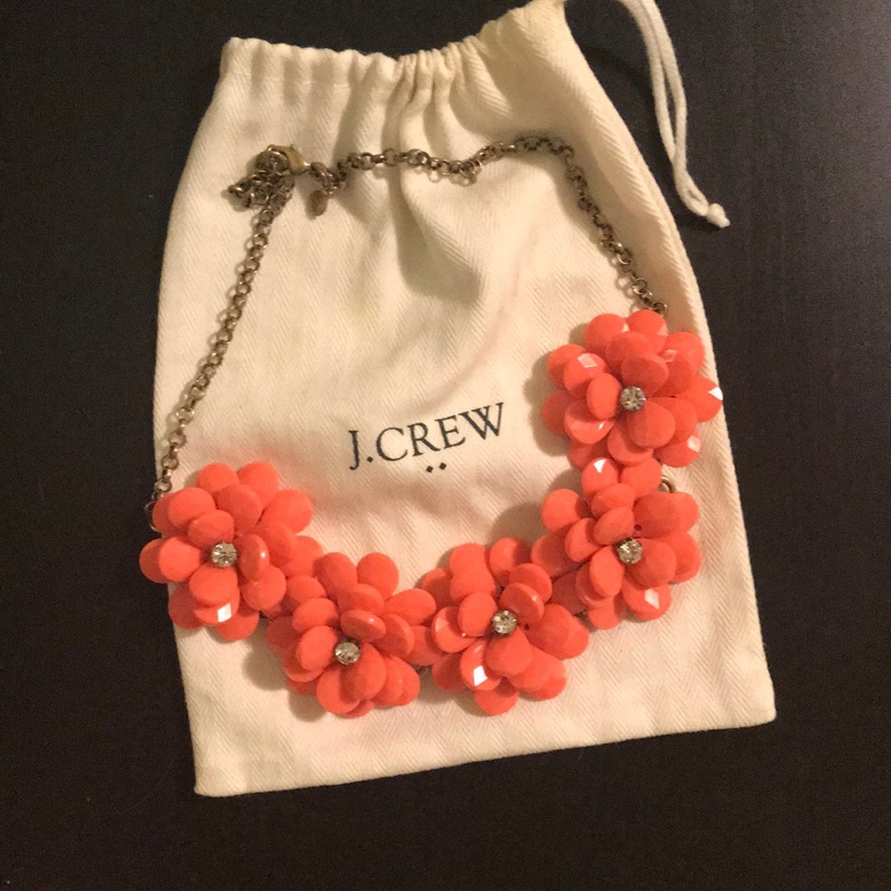 J. Crew Factory - Beaded Flower Necklace